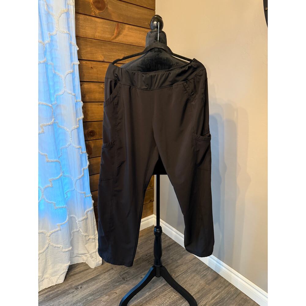 Urbane Performance Black Scrub Pants – Size XLG – Straight Leg – Stretch